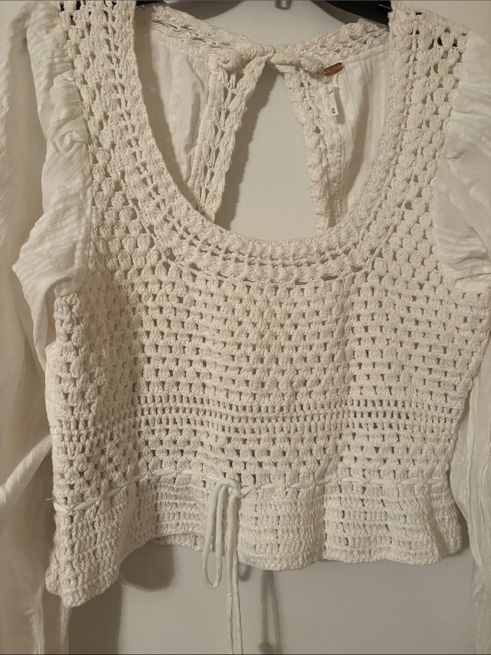Free People boho crochet